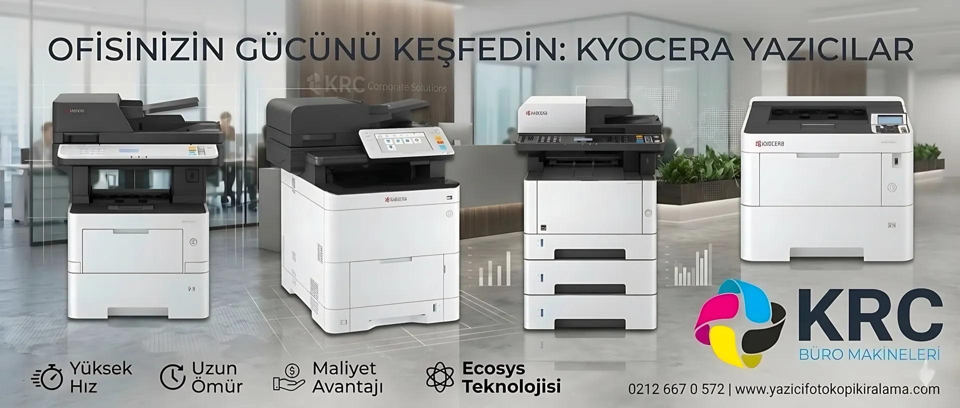 Kyocera yazıcılar — Ofisinizin gücünü keşfedin