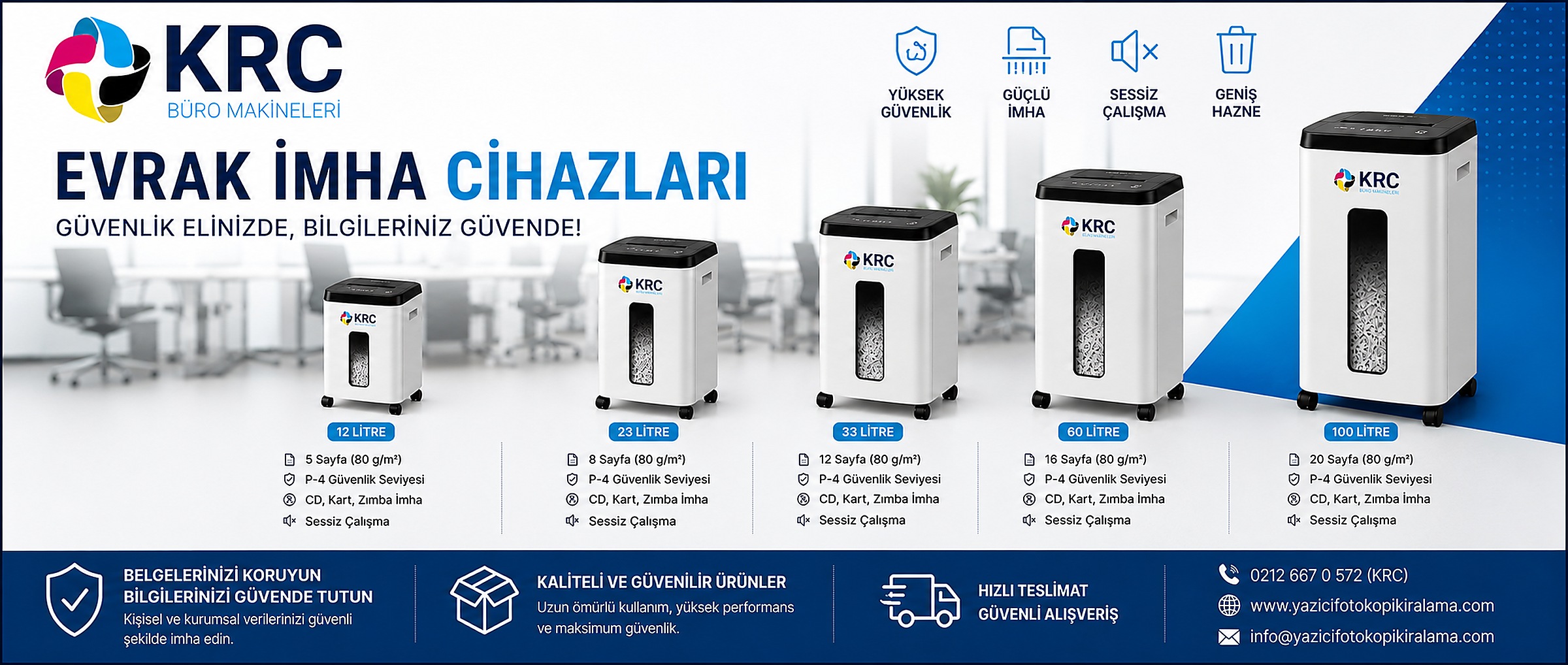 Evrak imha cihazları